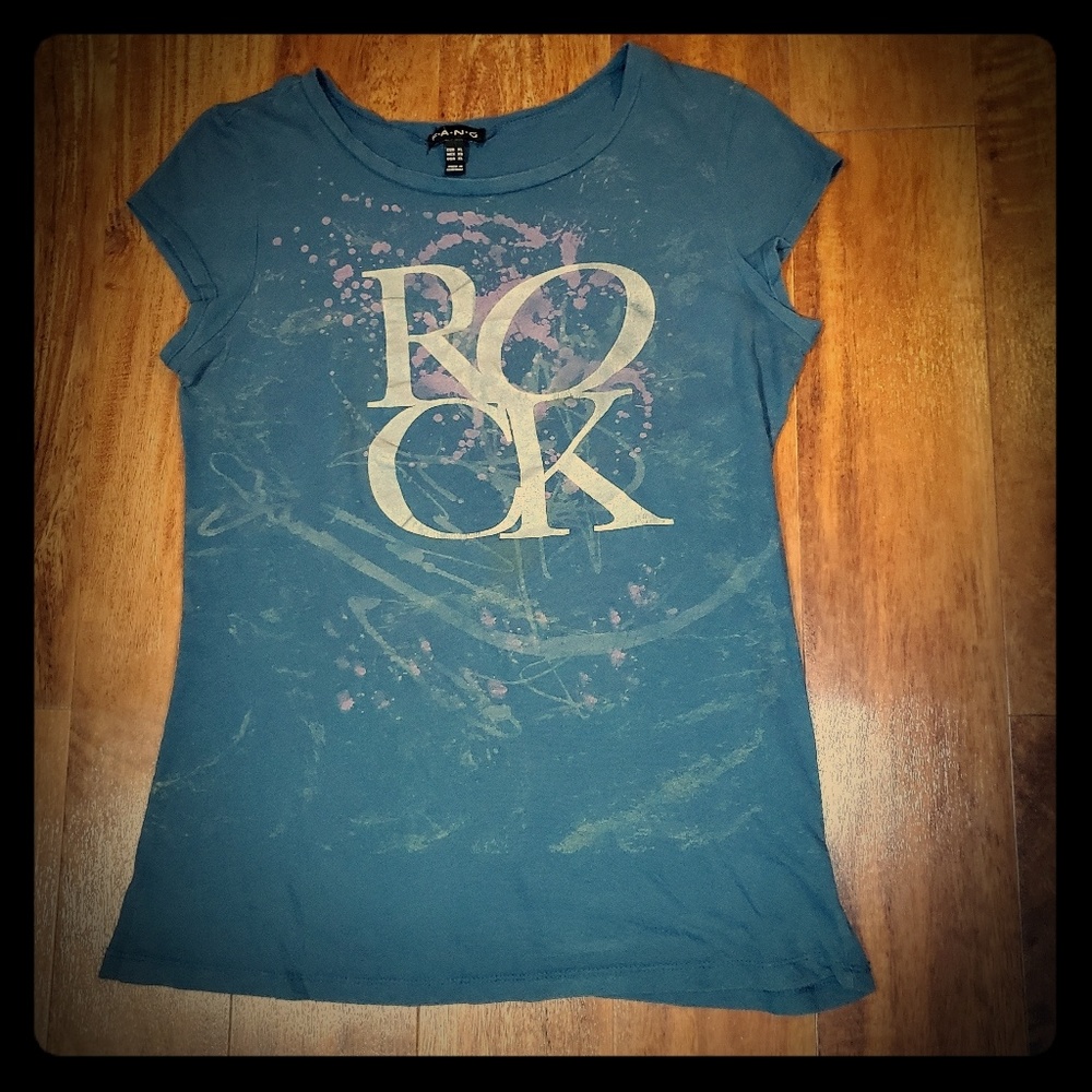 • Blue Fitted Tee •